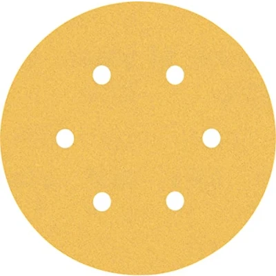 Image of Bosch Professional 5x Expert C470 Sandpaper (for Hardwood, Paint on wood, Ø 150 mm, Grit 120, Accessories Random Orbital Sander)