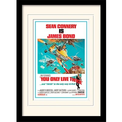 Image of James Bond You Only Live Twice One Sheet A3 Framed and Mounted Print