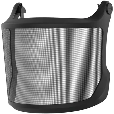Image of JSP Safety EVOGuard M2 Woven Steel Mesh Forestry Visor compatible with EVO Helmets and Browguard Systems (ADA300 080 000), Black