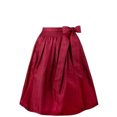 Image of Stockerpoint Women&#039;s Corinna Midi Dirndl Apron, DarkRed, 40 44