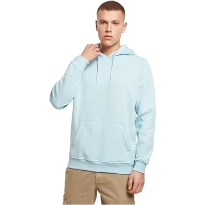 Image of Build Your Brand Men&#039;s Heavy Hoody Hooded Sweatshirt, Ocean Blue, 3XL