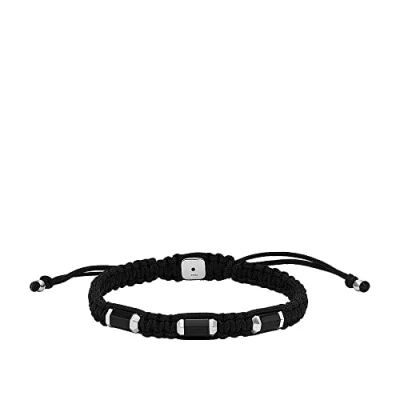Image of Fossil Bracelet for Men , Length: 250mm, Width: 8mm Silver Stainless Steel Bracelet, JF04485040