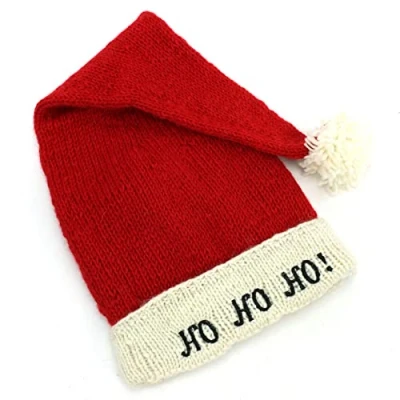 Image of LOUDelephant Hand Knitted Wool Christmas Beanie Hat Ho