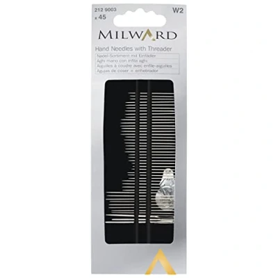 Image of Milward Hand Sewing Needle Assortment with Threader