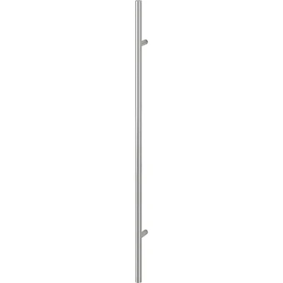 Image of HOPPE 2010982 Türgriff E5011 1400/1000mm, Edst Bar Handle 1400/1000 mm, matt Stainless Steel, Design: Straight, stainlesssteel, 1400/1000mm