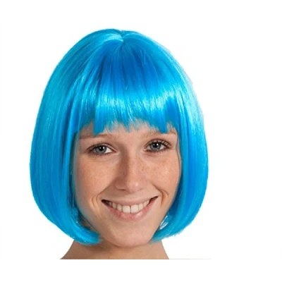 Image of Folat 26686 Bob Wig One Size Blue