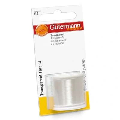 Image of Gütermann Sewing Thread Transparent Quality Craftsmanship for Your Projects 220 yrd (White)