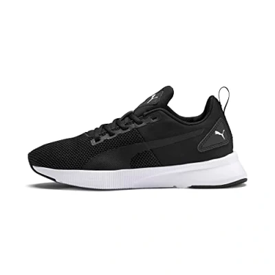 Image of Puma Flyer Runner Sneaker Kinder Neutral running shoes for kids, Size: 6, Black/white Textile