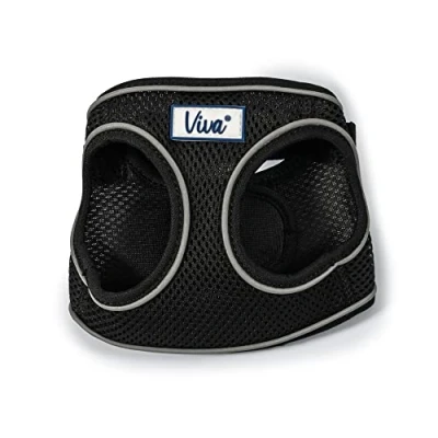 Image of Ancol Viva Step in Comfort Harness Black . Large To Fit 54 60 cm