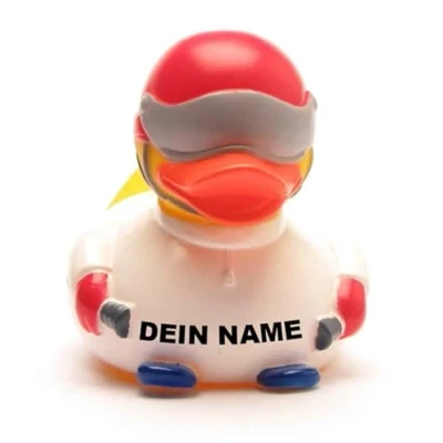 Image of Rubber Duck Personalised (Skier Duck)