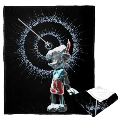 Image of Northwest Disney 100 Silk Touch Throw Blanket, 50&quot; x 60&quot;, Crystalline Pinocchio
