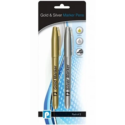 Image of Pennine Marker Pens Gold/Silver