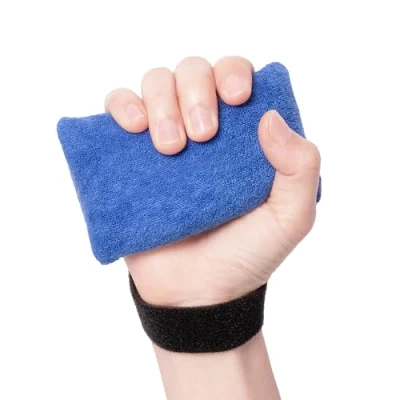Image of joingood Palm Protector for Hand Contracture,Palm Grip,Finger Contracture Cushion Rehabilitation Stroke Hemiplegic,Arthritis,Skin Breakdown,Hand Grip Strengthener,Contracture Prevention Pad(Blue)