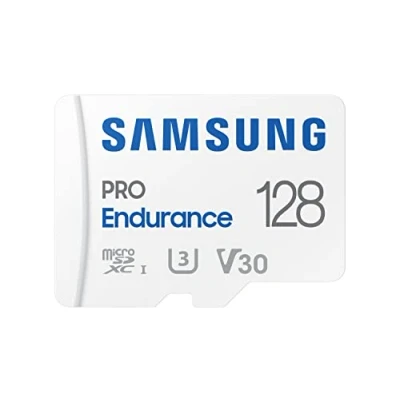 Image of Samsung PRO Endurance 128GB microSDXC UHS I U3 100MB/s Video Monitoring Memory Card with Adapter (MB MJ128KA)