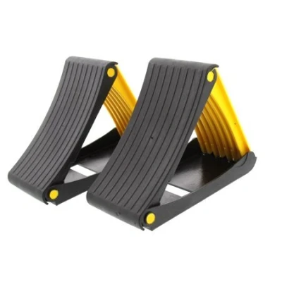Image of MSA 2 x Folding wheel chocks Tonne Brake wedges Caravan Trailer
