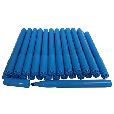 Image of Thomas &amp; Anca Club Supplies Ltd 25x Blue Bingo Felt Marker Pens Dabbers