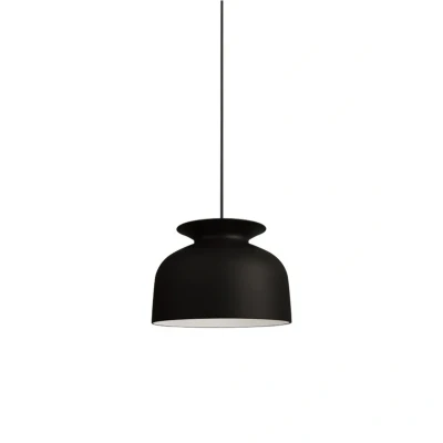 Image of GUBI Ronde hanging light Ø 40 cm, black
