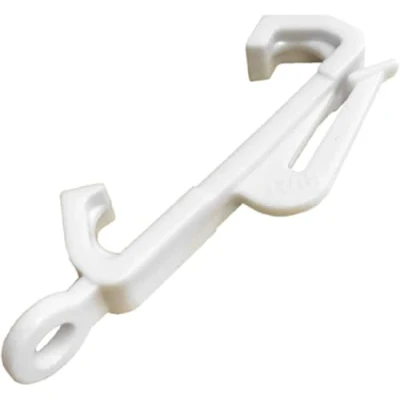 Image of Fort Fasteners Curtain Rail Gliders to Fit Drape Elegance (gh014) Track White Maxi 15