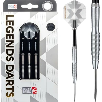 Image of LEGEND DARTS Pro Series 90% Tungsten Steel Tip Dart Set, V10, 22g (D2979)