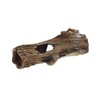 Image of CLASSIC Driftwood Narrow Brown Hideaway Aqaurium Ornament (21.5cm)