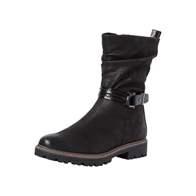 Image of MARCO TOZZI Women&#039; 2 25415 29 Fashion Boots, Black (Black Comb), 3.5 UK