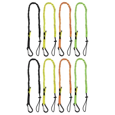 Image of BearTOOLS Screw Lock Safety Lanyard Carabiner Top Weight Limited 8KG / 17.6lb Fall Restraint, Multi Coloured (8)