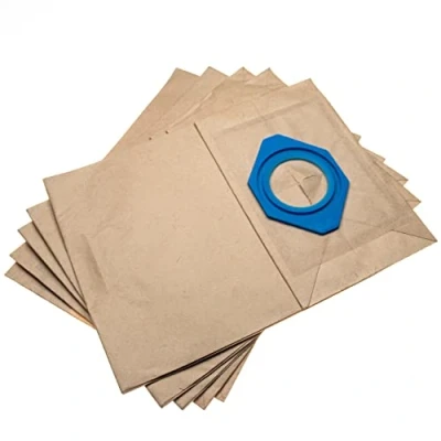 Image of vhbw 5x Vacuum Cleaner Bag compatible with Nilfisk GM90POP, GMP, GS 70, 71, GO GM 80, GP 80 90 Cleaner, paper, 31.3 cm x 23.3 cm, Brown