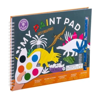 Image of Floss &amp; Rock My Paint Pad, Kids Gift Set, Boys Girls Educational Painting Supplies, Arts Crafts Drawing Pack, Children Age 3+ Years