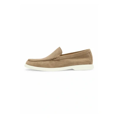 Image of BOSS Sienne Slipons beige, Men&#039;s, Size: 9, Beige shoes