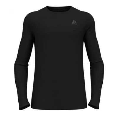 Image of odlo Men Functional Underwear Long Sleeve Shirt MERINO 260, steel grey melange, XXL