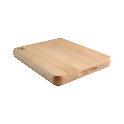 Image of T&amp;G &#039;TV Chef&#039;s&#039; Chopping Board with Finger Grooves in FSC Certified Oiled Beech, Medium, 38 x 30.5 4 cm