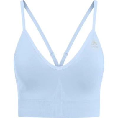 Image of ODLO Women&#039;s Padded Seamless Soft 2.0 Sport BH Bra, Blue, S