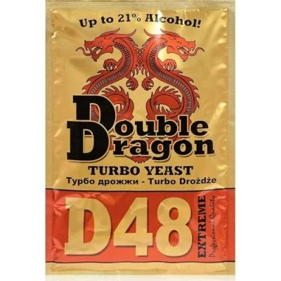 Image of Double Dragon D48 Turbo Yeast 132g for 25L Extreme Quality Home Brew Spirit Moonshine Vodka