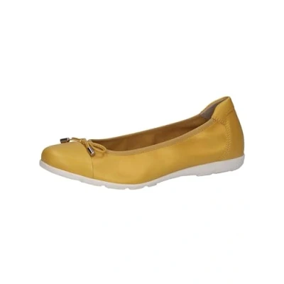 Image of CAPRICE Women&#039; 9 22154 42 Ballet Flat, Yellow Perlato, 7.5 UK