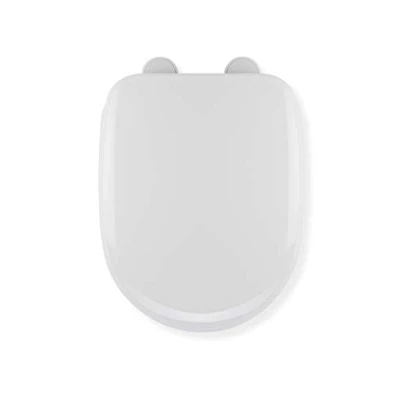 Image of Croydex Sit Tight Vida Toilet Seat, White, 46.5 x 36 5 cm