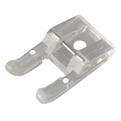 Image of Jopto Snap On Clear View Zig Zag Open Toe Foot Sewing Machine Presser Foot, Compatible for Brother, New Singer, Janome, Toyota Domestic Machines