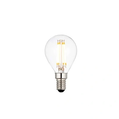 Image of E14 Led Filament Golf Dimmable 4W Warm White Bulb Accessory Clear Glass