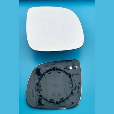 Image of Fits to Audi Q7 2006 2009, VW Toureg 2007 2010 Wing Mirror Glass Heated Base Right Hand (UK Driver Side)