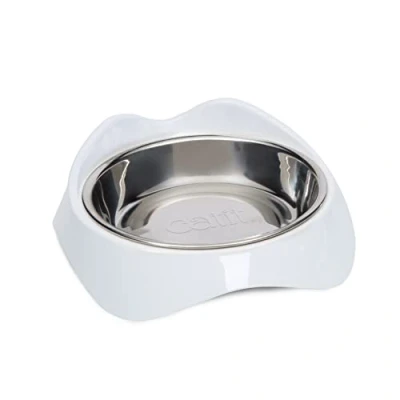 Image of Catit PIXI Single Feeding Bowl, White