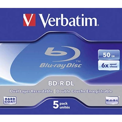 Image of Verbatim 43748 BD R DL 50GB 6x 5 Pack Jewel Case