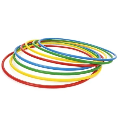 Image of FlickBuyz Hula Hoop Multicolor Fitness Hoops Plain and Glitter 45cm, 55cm, 65cm, 75cm, 80cm Plastic Hoops, Dance Exercise Hoola (16, (75cm))
