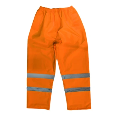 Image of Worksafe Hi Vis Orange Waterproof Trousers Medium