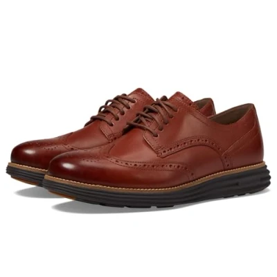 Image of Cole Haan Men&#039;s Originalgrand Remastered Wing Tip Oxford, Woodbury/Java, 11 UK