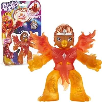 Image of GOOZONIAN HERO PACK QUEEN EMBER. STRETCHY, SQUISHY TOY FOR GIRLS. DISCOVER HIDDEN CHARMS. COLLECTABLE ACTION FIGURES. BIRTHDAY PRESENT GIRLS 4+