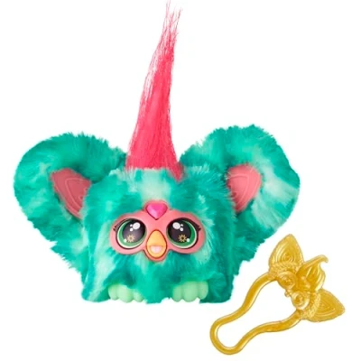 Image of Furby Furblets Mello Nee Mini Electronic Plush Toy, Red