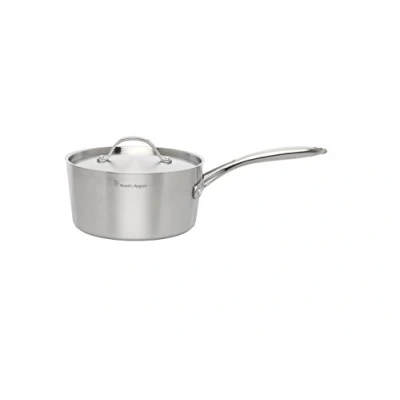 Image of Stanley Rogers Conical Tri Ply Cooking Pot Diameter 20 cm with Lid 2.5 Litre Capacity Stainless Steel Casserole Dish for Ceramic, Electric and Induction Hobs Dishwasher Safe Quantity 1 Pc