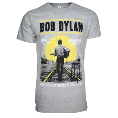 Image of Bob Dylan Slow Train T Shirt, Grey, 3XL