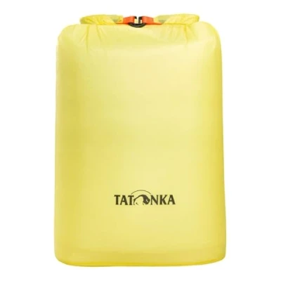 Image of Tatonka Waterproof 3089 Packing Bag SQZY Dry 10 L Ultralight Storage with Roll Closure and Taped Seams Ideal for Sorting Travel Luggage Litres PFC Free Yellow