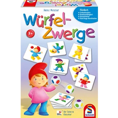 Image of Schmidt Spiele 40596 Dice Gnomes, Educational Game, Colourful