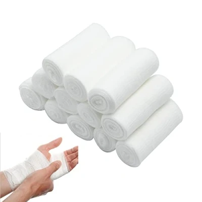 Image of LanYing Gauze Bandage Roll 12 Rolls Conforming 7.5cm x 4.5m Soft for Dressing All Types of Wounds and First Aid (2.95&#039;&#039; 178&#039;&#039;)